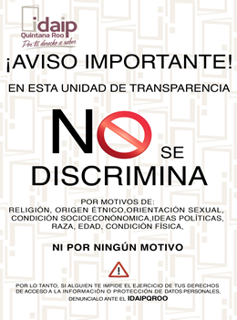 no discrimincion.fw